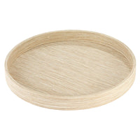 Grasscloth Round Tray