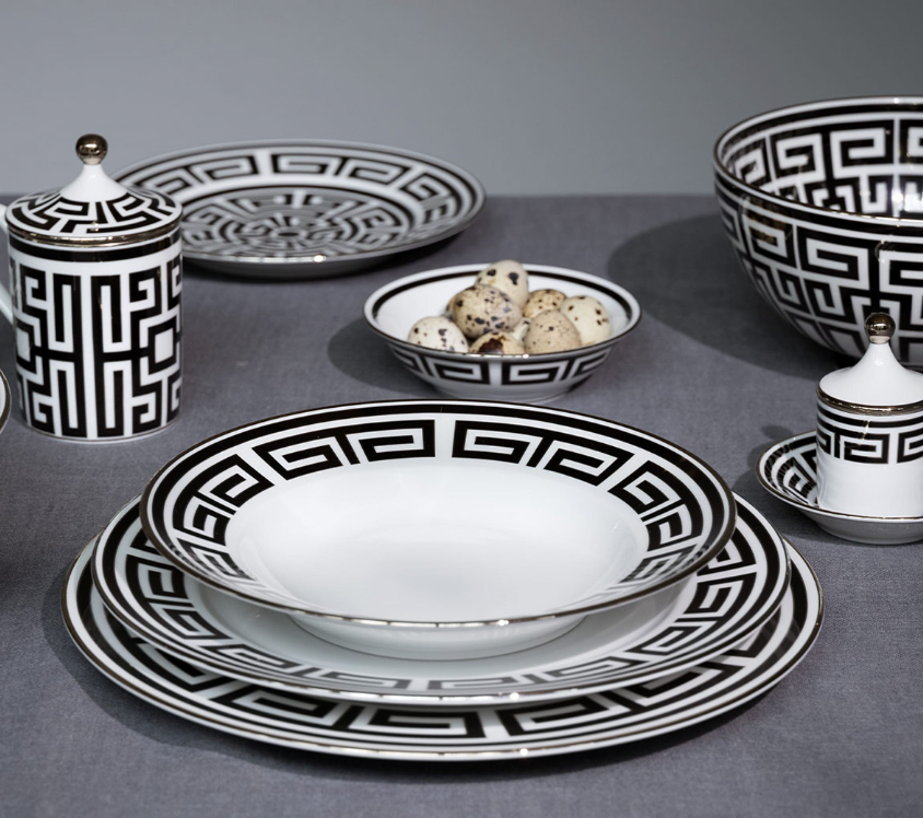 Labirinto Dinnerware Nero