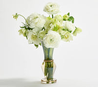 Champagne Rib Gold Detail Vases