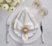 Flare Napkin Ring Gold Set of 4