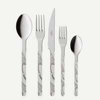 Bistro Dune Flatware 5 Piece Setting