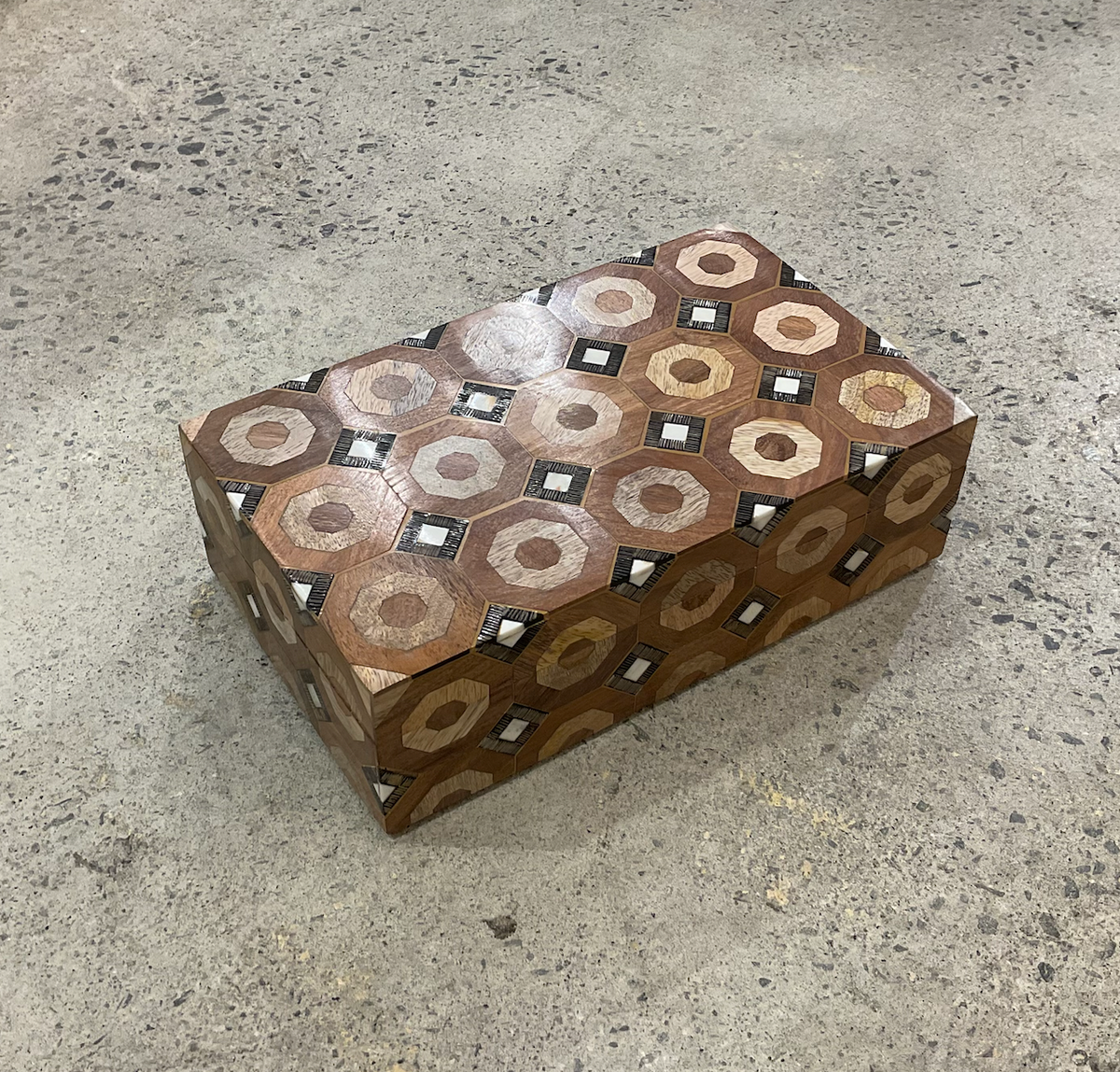 Geometric Inlaid Box