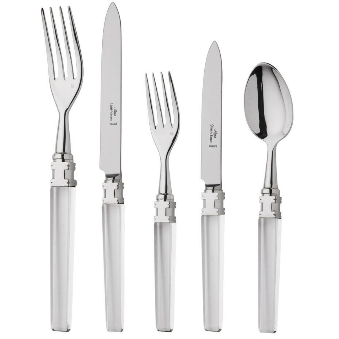 Ingrid Flatware 5 Piece Setting - Silver Plated
