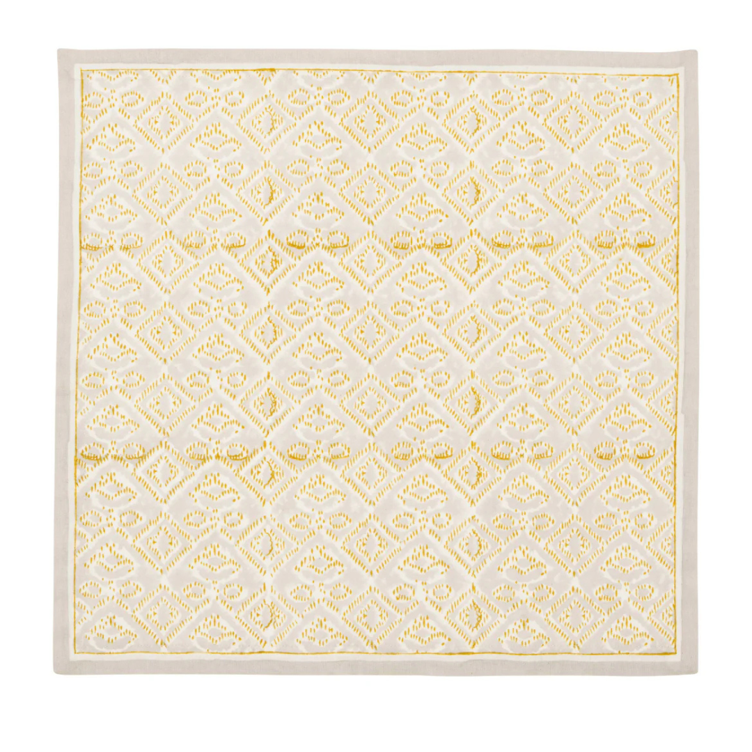 Alfresco Napkin Natural & Grey Set of 4