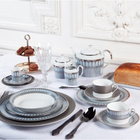 Arcades Platinum Dinnerware