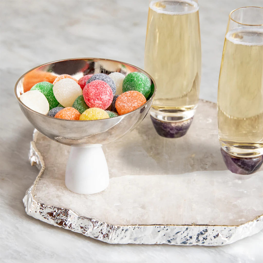 Coluna Carrara Marble Nut Bowl
