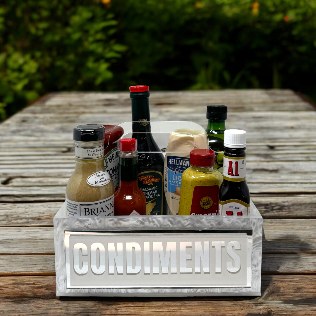 Porter Acrylic Condiments Caddy