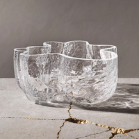Crackle Clear Bowl