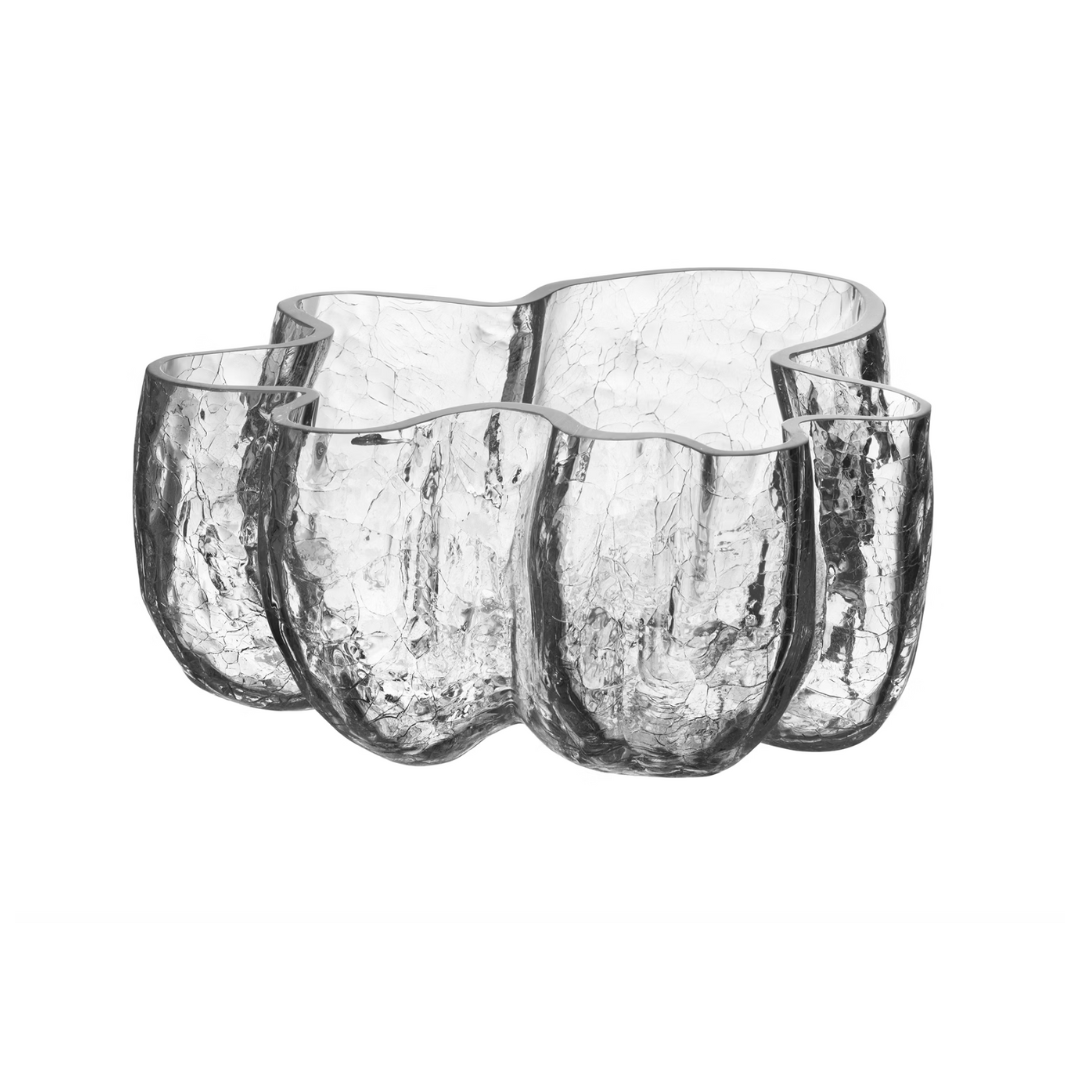 Crackle Clear Bowl