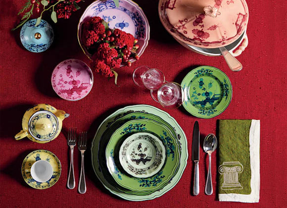 Oriente Italiano Dinnerware Malachite