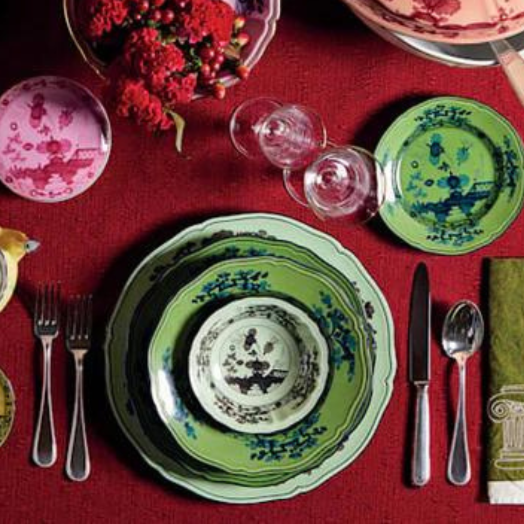 Oriente Italiano Dinnerware Malachite