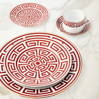 Labirinto Dinnerware Scarlatto
