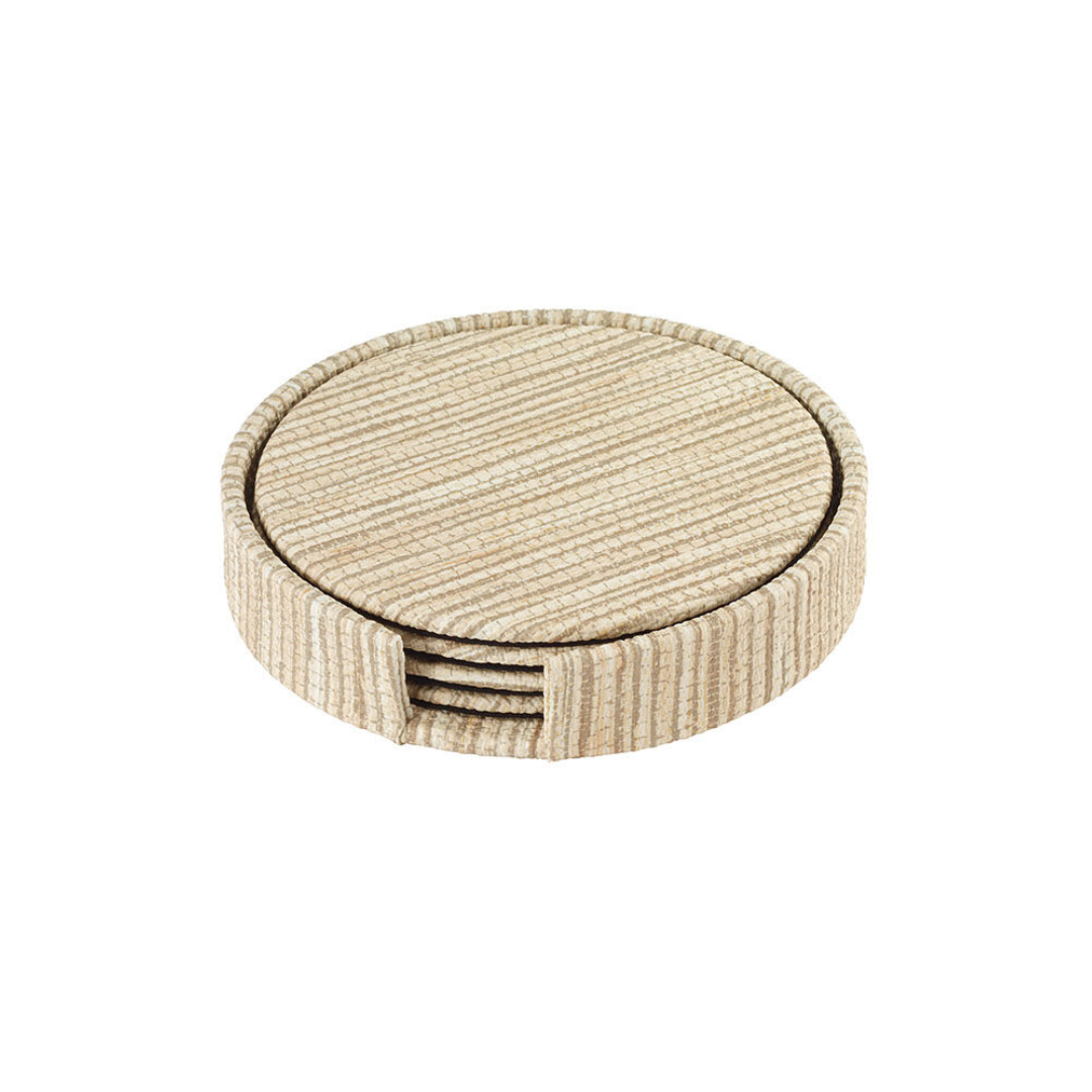Grasscloth Coaster Set of 4