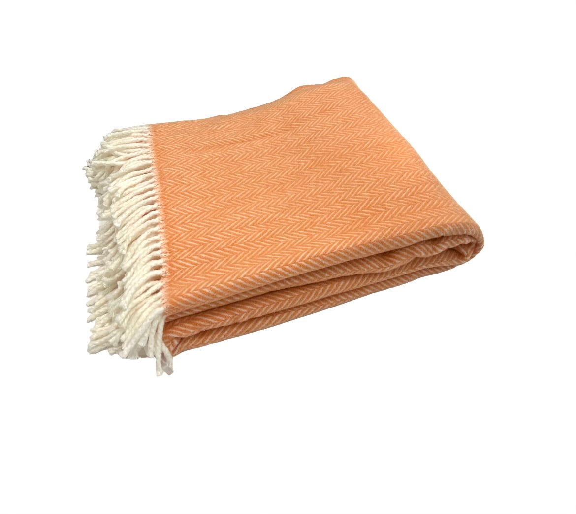 Herringbone Plush Throw