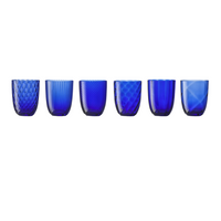 Idra Mixed Pattern Glass Set of 6