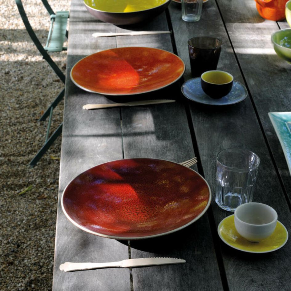 Tourron Dinnerware Cerise