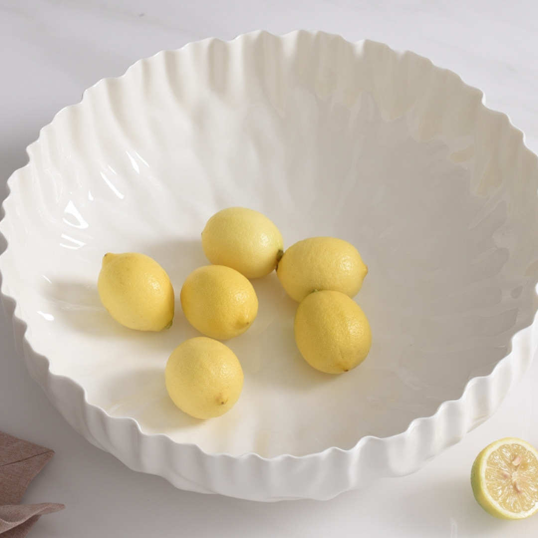 Mascali Bianca Shallow Bowl - Extra Large.