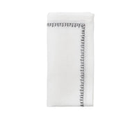 Filament Napkin White & Gunmetal Set of 4