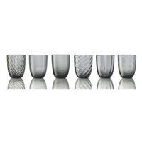 Idra Mixed Pattern Glass Set of 6
