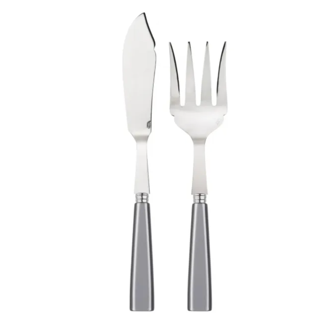 Icone Fish Serving Set Light Grey