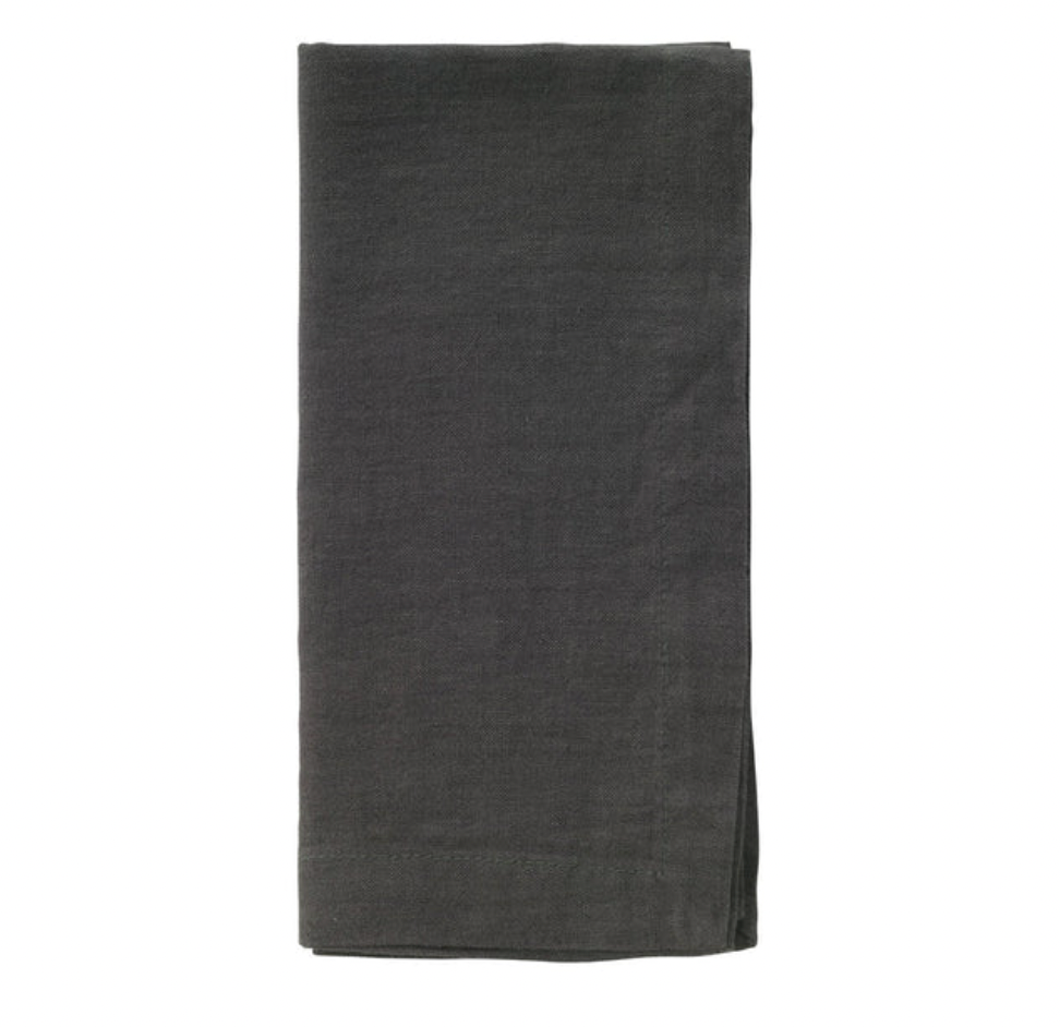 Amalfi Napkin Charcoal Set of 4