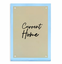 Lucite Magnetic Frame Blue