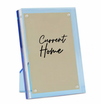 Lucite Magnetic Frame Blue