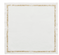 Impression White & Gold Napkin Set of 4