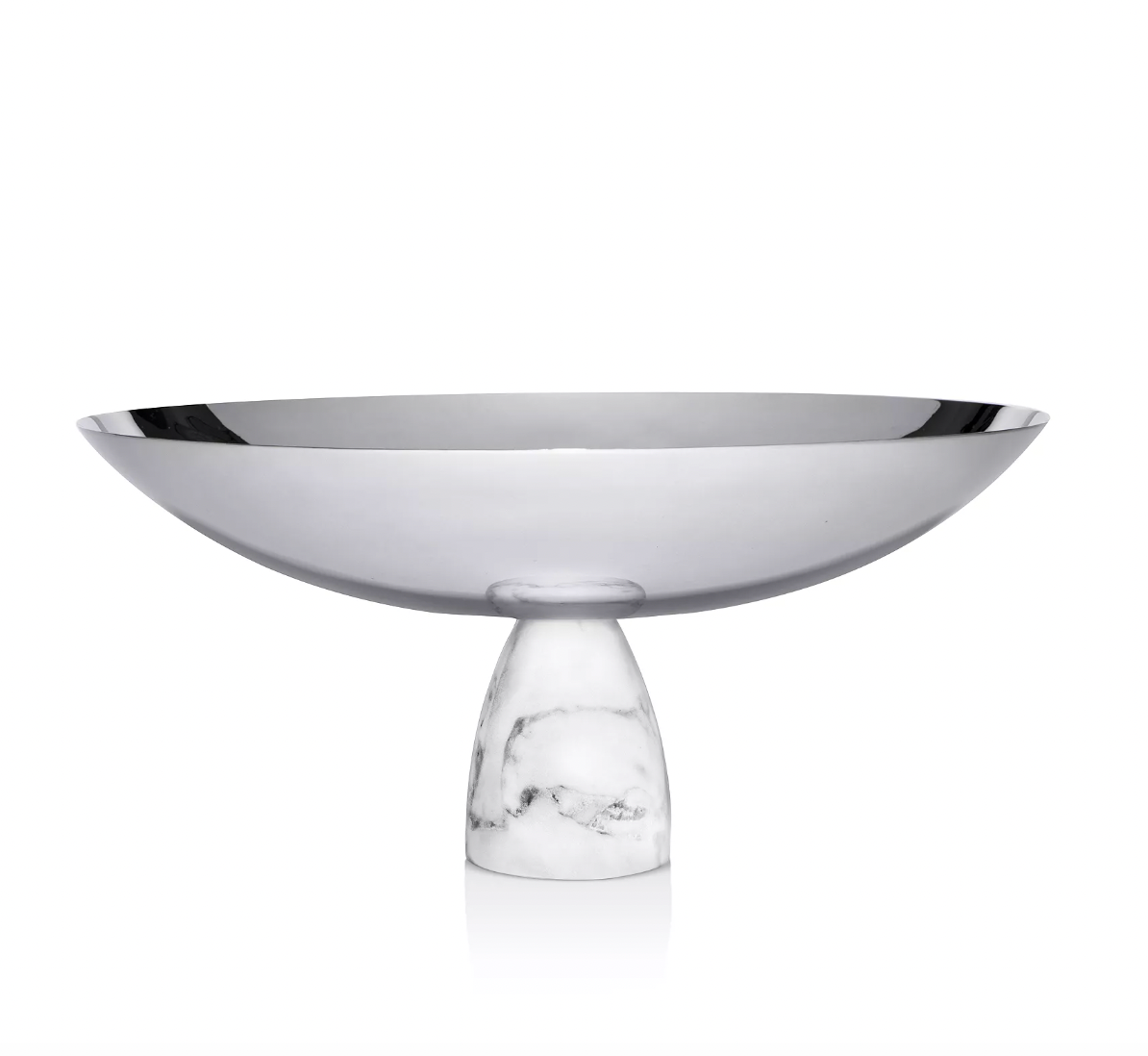 Coluna Carrara Marble Fruit Bowl