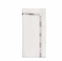 Harmonie Napkin in White, Gray & Silver, Set of 4