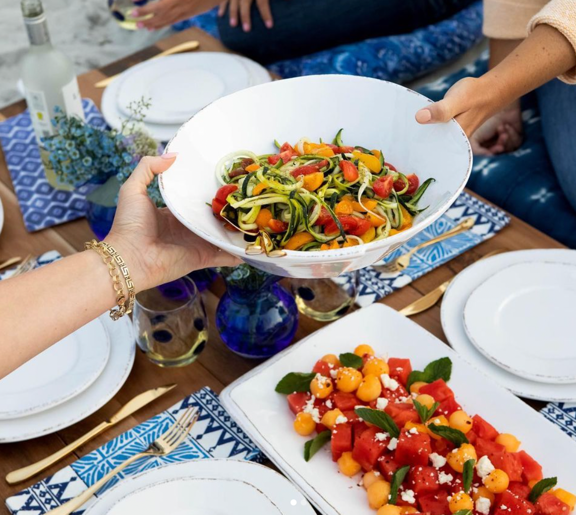Lastra Dinnerware White