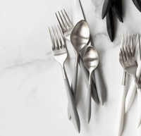 Ares Oro Flatware 5 Piece Setting - Grey