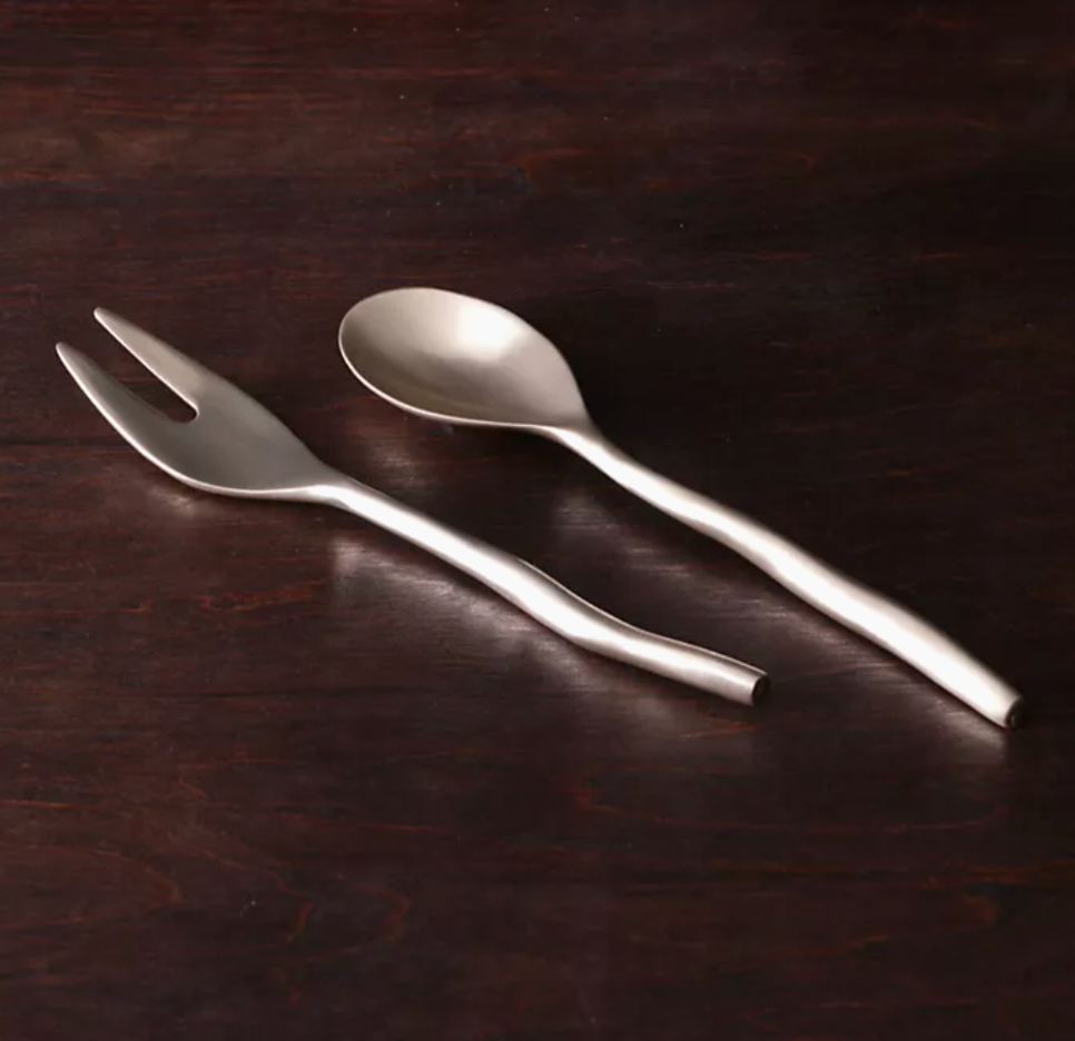 Sierra Gold Modern Maia Salad Servers