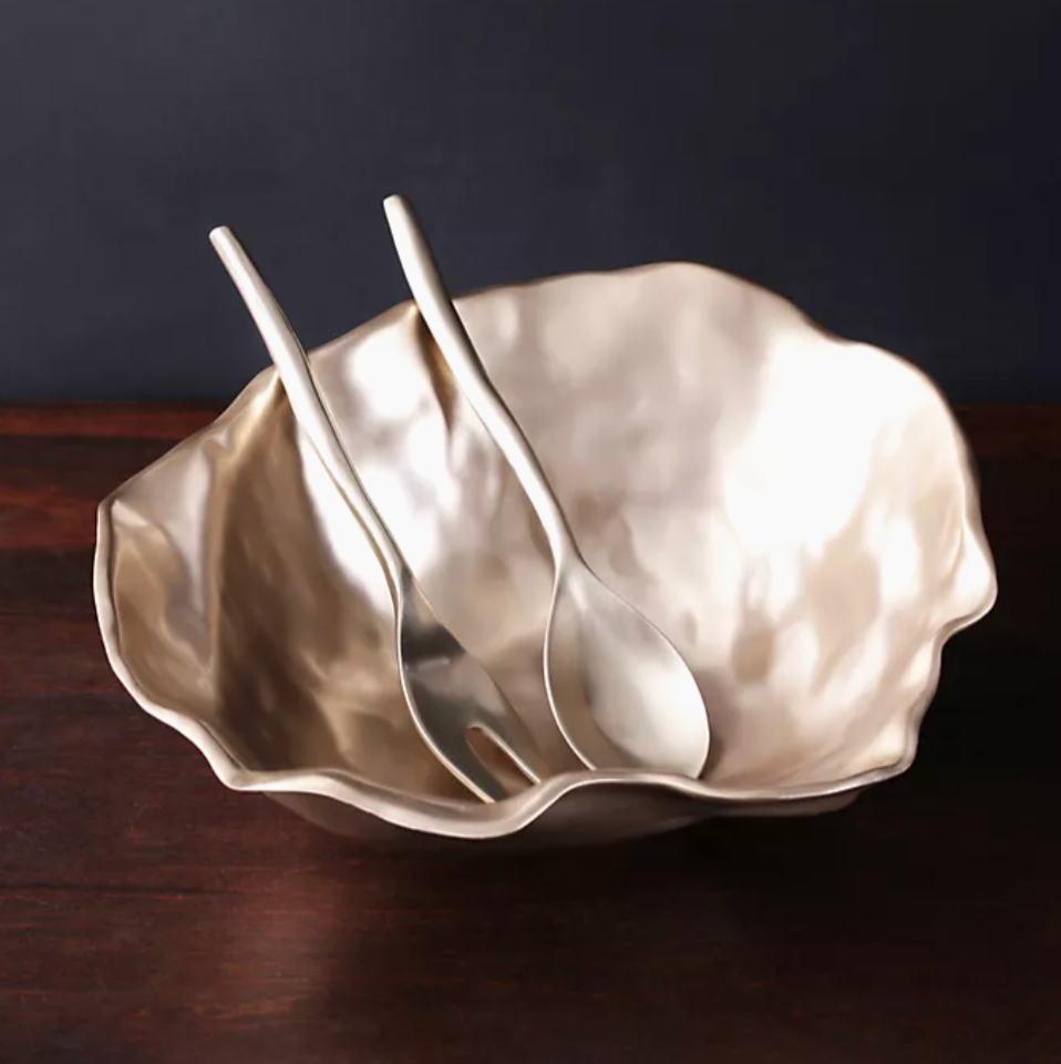 Sierra Gold Modern Maia Salad Servers