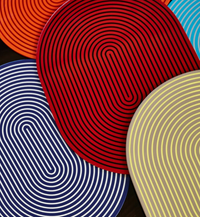 Lacquer Stripe Placemat Set of 4