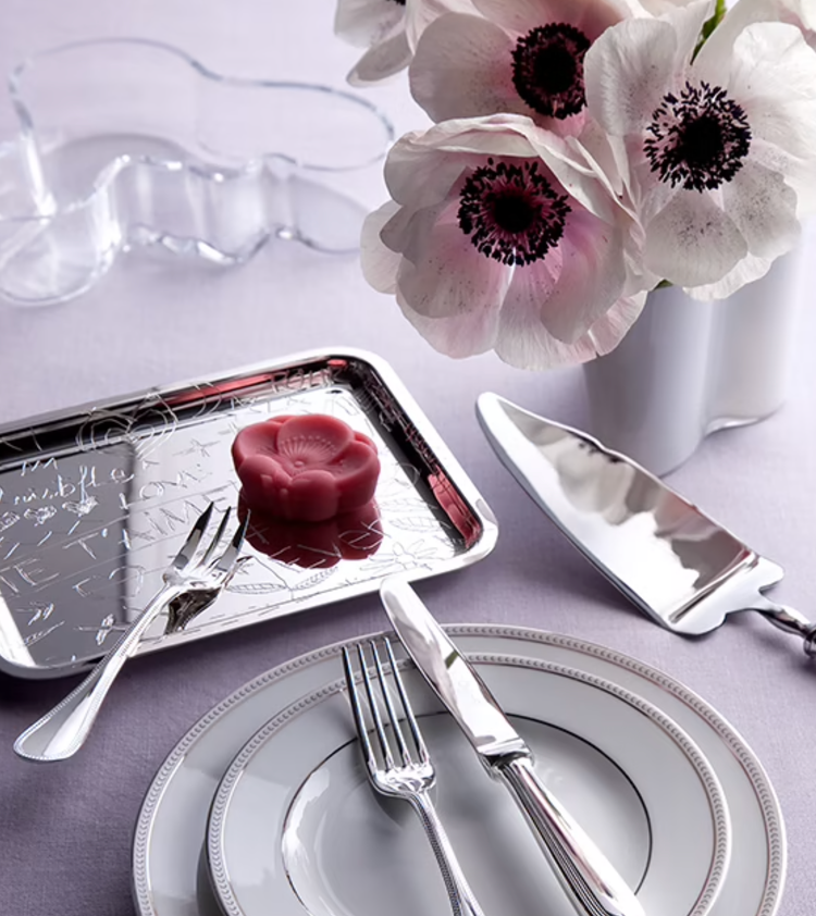 LOVE Graffiti Christofle Silver Plated Tray - BACK IN STOCK