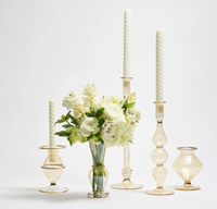 Braid Candle Holder - Champagne
