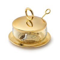 Sphere Honey Jar Set Gold