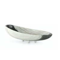 Taza Marble Footed Canoe