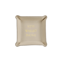 Leather Valet Tray - Keys Wallet Phone  -