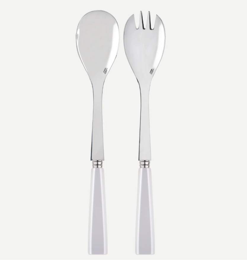 Sabre Icone Salad Set - White