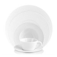 Twist White Dinnerware