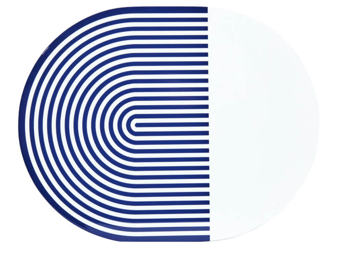 Stripes & Solids Lacquer Placemat Set 4