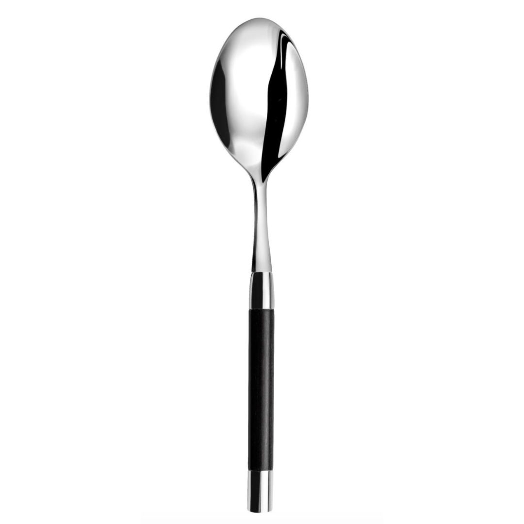 Conty Black Wood Serving Spoon
