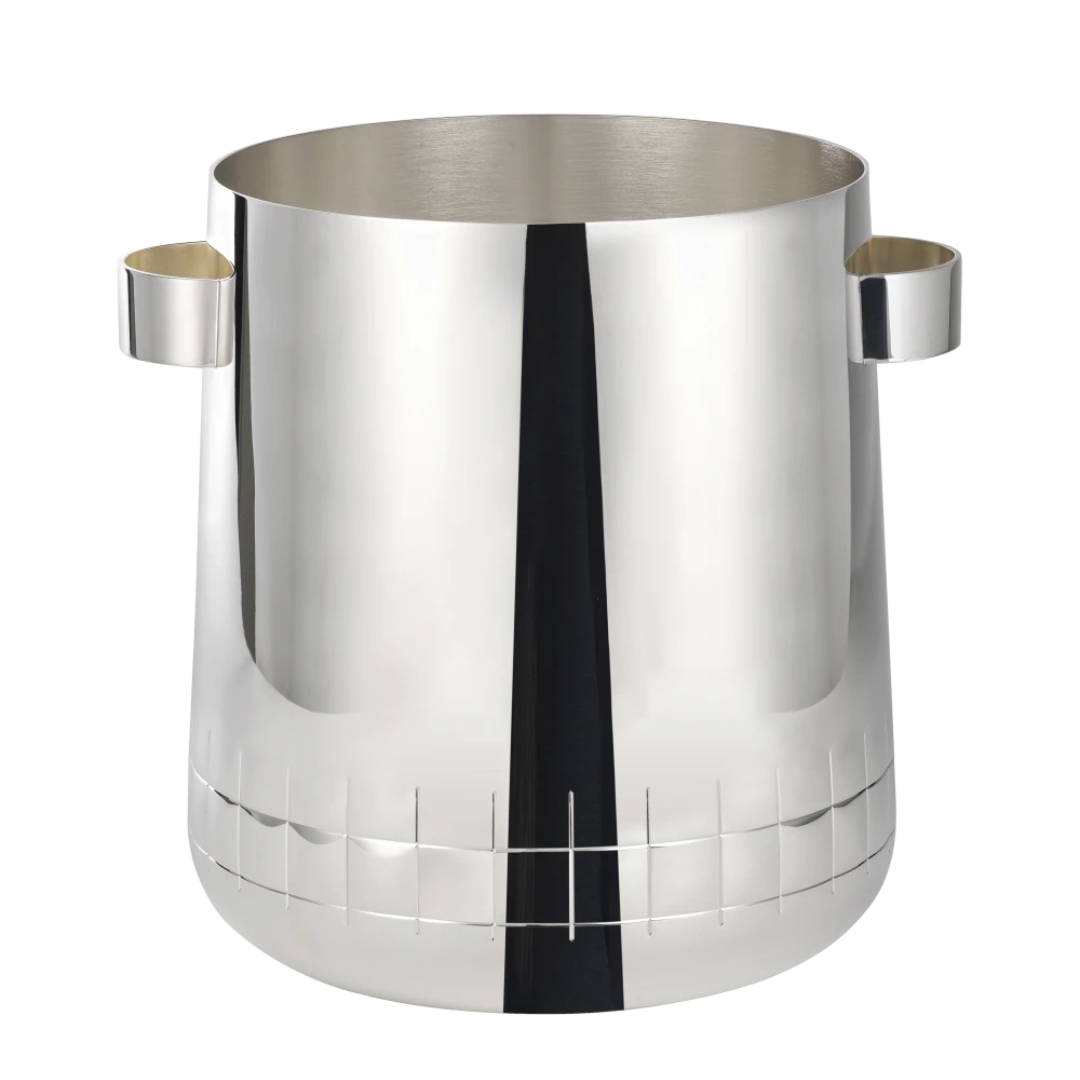 GRAPHIK Silver Plated Champagne Cooler