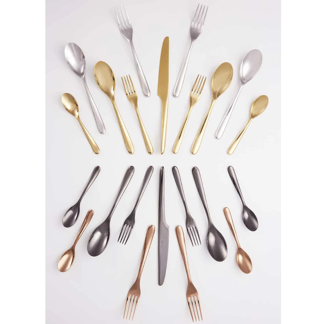 L'Ame De Flatware 5 Piece Setting - Stainless Steel