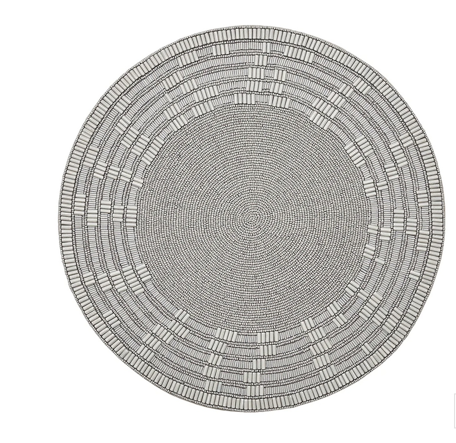 Matrix Placemats Set of 4  Gray