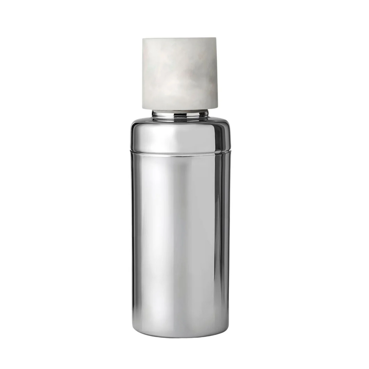 Azure Resin & Stainless Cocktail Shaker - White