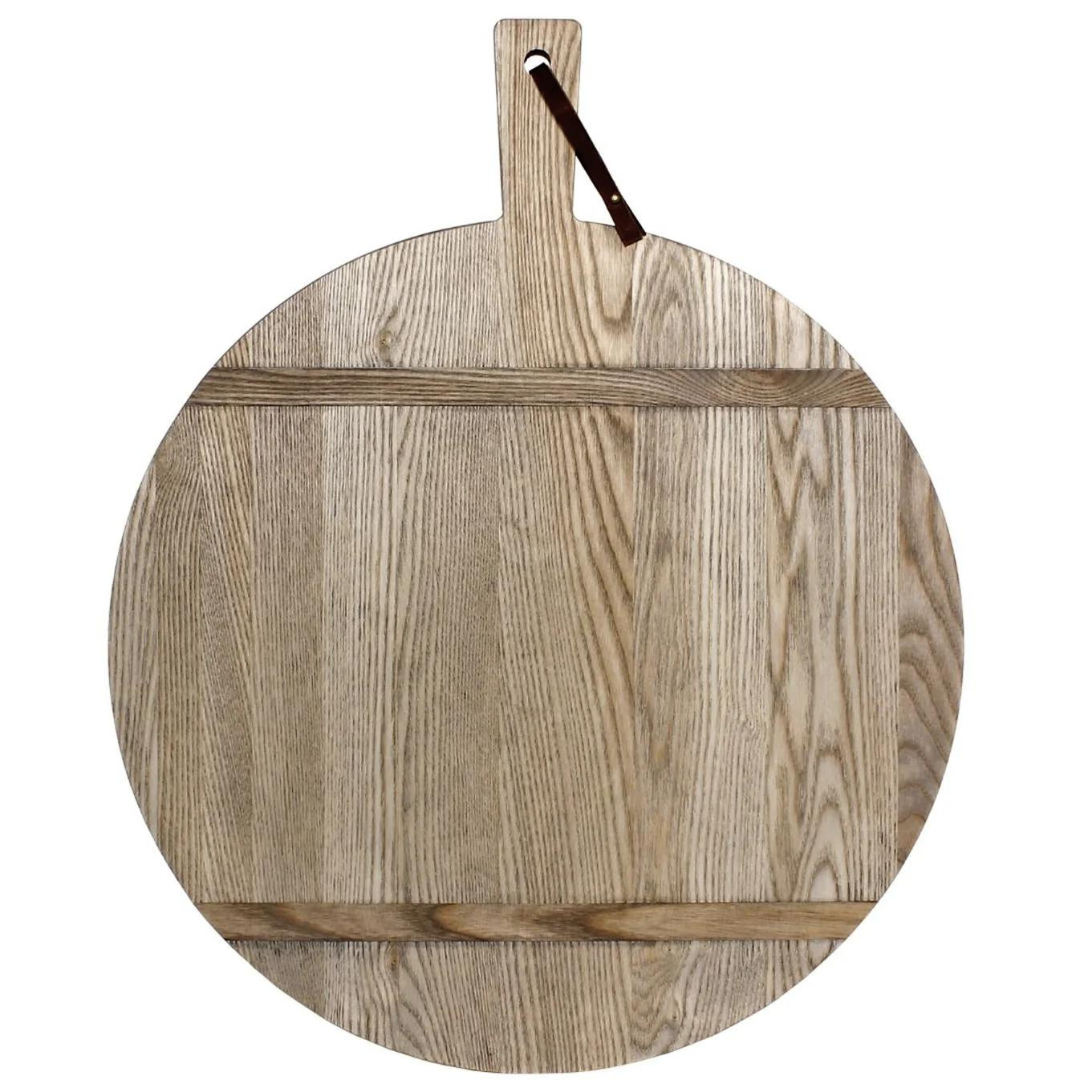 Ash Driftwood Round Serving Board