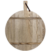 Ash Driftwood Round Serving Board
